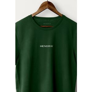 Tričko, Barva Zelená, s Potiskem Hendrix Basic White obraz