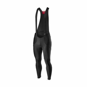CASTELLI Cyklistické kalhoty dlouhé s laclem - SORPASSO RoS WINTER - černá 3XL obraz