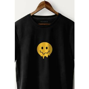 Tričko, Barva Černá, s Potiskem Smiley Reveal obraz