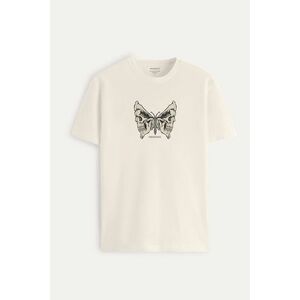 Tričko, Barva Ekru, s Potiskem Deadly Butterfly obraz