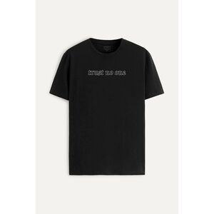 Tričko, Barva Černá, s Potiskem Trust No One obraz