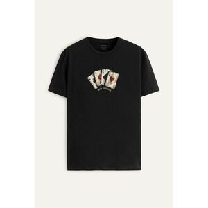 Tričko, Barva Černá, s Potiskem Wild Cards obraz