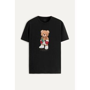 Tričko, Barva Černá, s Potiskem Champion Teddy obraz