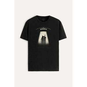 Tričko, Barva Černá, s Potiskem Alien Invasion obraz