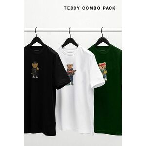 Trička více Barev s mix Potisky Medvídek obraz