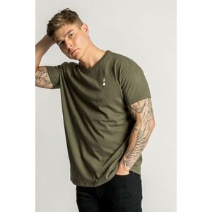 Tričko, Barva Khaki, s Potiskem Ace obraz