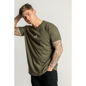 Tričko, Barva Khaki, s Potiskem Off In White obraz