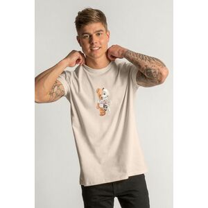 Tričko, Barva Ekru, s Potiskem Creepy Teddy obraz
