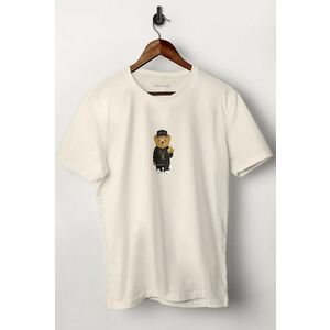 Tričko, Barva Ekru, s Potiskem Compton Teddy obraz