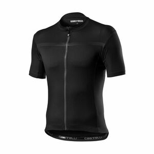 CASTELLI Cyklistický dres s krátkým rukávem - CLASSIFICA - černá 3XL obraz
