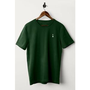 Tričko, Barva Zelená, s Potiskem Ace obraz