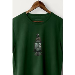 Tričko, Barva Zelená, s Potiskem Vespa Racing obraz