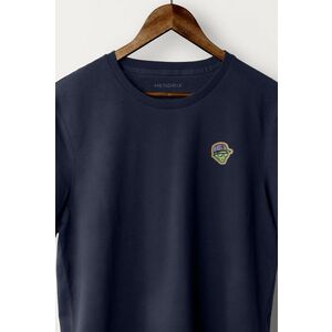 Tričko, Barva Modrá, s Potiskem Alien Trip obraz