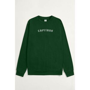 Mikina, Barva Zelená, s Potiskem El Capitano obraz