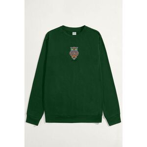 Mikina, Barva Zelená, s Potiskem Zengaya Owl obraz