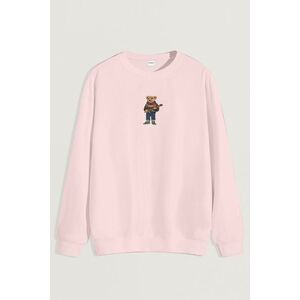 Mikina, Barva Růžová, s Potiskem Ultra Teddy obraz