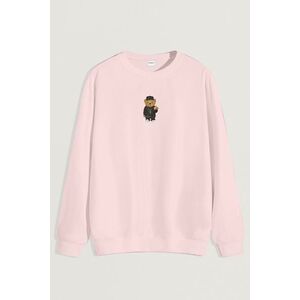 Mikina, Barva Růžová, s Potiskem Compton Teddy obraz