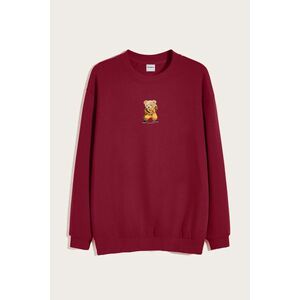 Mikina, Barva Bordó, s Potiskem Kung Fu Teddy obraz