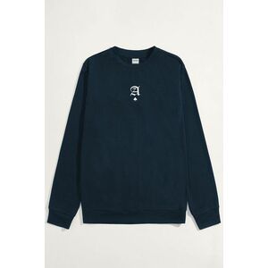 Mikina, Barva Modrá, s Potiskem Minimal Ace White obraz