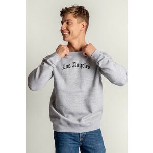 Mikina, Barva Šedá, s Potiskem Los Angeles obraz