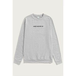 Mikina, Barva Šedá, s Potiskem Main Hendrix Logo obraz