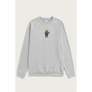 Mikina, Barva Šedá, s Potiskem Ultra Teddy obraz