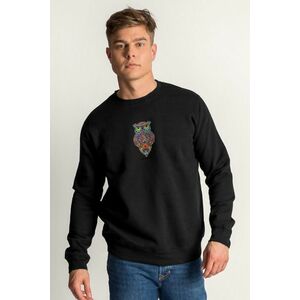 Mikina, Barva Černá, s Potiskem Zengaya Owl obraz