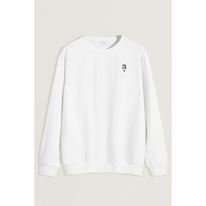 Mikina, Barva Bílá, s Potiskem Ace Minimal obraz