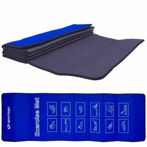 Sportago Tide skládací karimatka 180x60x0, 7 cm Modrá obraz