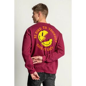 Mikina, Barva Bordó, s Potiskem Take It Easy obraz