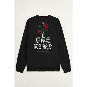 Mikina, Barva Černá, s Potiskem Rose Tattoo obraz
