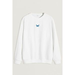 Mikina, Barva Bílá, s Potiskem Ruthless obraz