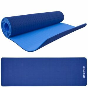 Podložka na cvičení Sportago TPE Yoga dvouvrstvá 173x61x0, 6 cm Modrá obraz