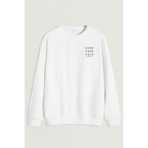 Mikina, Barva Bílá, s Potiskem Roman obraz