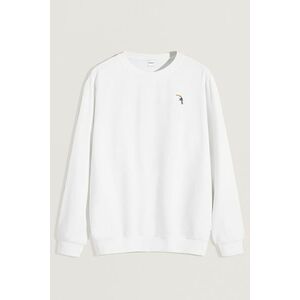 Mikina, Barva Bílá, s Potiskem Toucan obraz