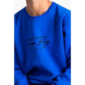 Mikina, Barva Modré Elektrické, s Potiskem Top Boy London obraz