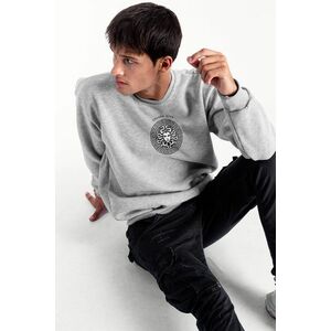 Mikina, Barva Šedá, s Potiskem Classic Medusa obraz