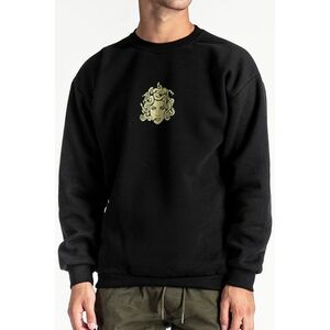 Mikina, Barva Černá, s Potiskem Golden Medusa obraz