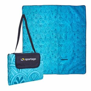 Sportago Forest pikniková deka 200x200 cm, modrá obraz