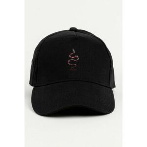 Kšiltovka Jockey, Barva Černá, s Potiskem The Snake obraz