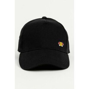 Kšiltovka Jockey, Barva Černá, s Potiskem Trippy Smiley obraz
