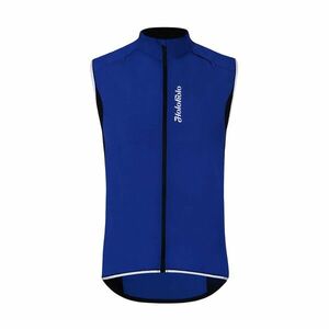 HOLOKOLO Cyklistická vesta - WIND/RAIN - modrá XL obraz