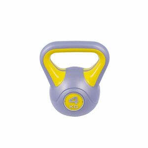 Činka Sportago Kettlebell 4 kg - žlutá obraz