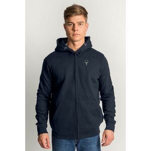 Mikina s Kapucí na Zip, Barva Modrá, s Potiskem Hendrix Olive Green Bull obraz