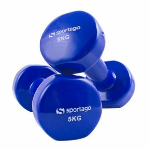 Vinylové činky Sportago Kirby 2x5kg obraz