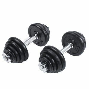 Set jednoručních nakládacích činek 2x15 kg Sportago Fader 30mm obraz