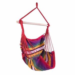 Sportago Playa závěsné houpací křeslo, do 120 kg, barevné pruhy obraz