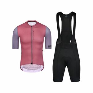 MONTON Cyklistický krátký dres a krátké kalhoty - CHECHEN - červená/černá obraz