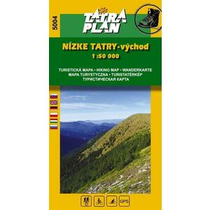 TATRAPLAN NÍZKÉ TATRY - východ 1: 50 000, SJ, Mapa, Velikost: Univerzální velikost obraz