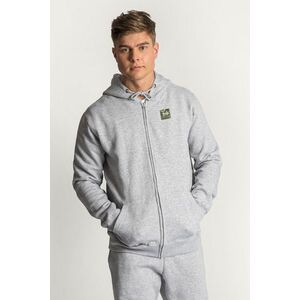 Mikina s Kapucí na Zip, Barva Šedá, s Potiskem Hendrix Camo Badge obraz